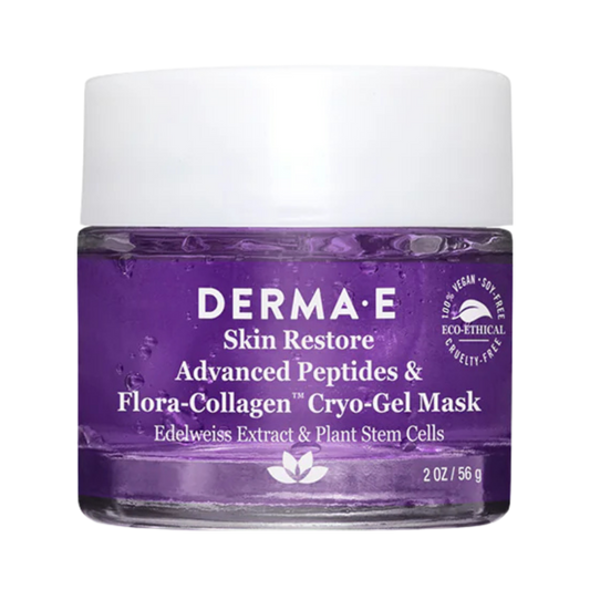 Derma E, Advanced Peptides & Flora-Collagen Cryo-Gel Mask, 2 Oz
