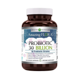 Amazing Flora, Probiotic 30 Billion 10 Probiotic Strains, 120 Capsules