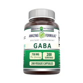 Amazing Formulas, Pharma GABA, 750 Mg, 100 Veggie Capsules