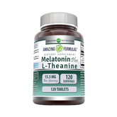 Amazing Formulas, Melatonin Plus L-Theanine, 10 Mg, 120 Tablets