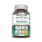 Amazing Formulas, Melatonin Quick Dissolve, Citrus Flavor, 10 Mg, 250 Tablets
