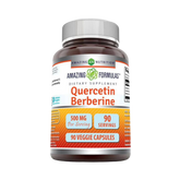 Amazing Formulas, Quercetin Berberine, 500 Mg, 90 Veggie Capsules