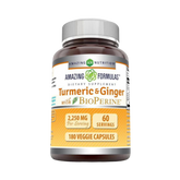 Amazing Formulas, Turmeric Curcumin BioPerine, 2250 Mg, 180 Veggie Capsules