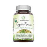 Amazing India, Organic Senna, 500 Mg, 120 Organic Tablets