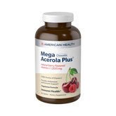 American Health, Mega Acerola, 1000 mg, 60 Tablets