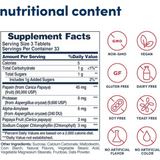 American Health, Papaya Enzyme with Chlorophyll, 100 Tablets