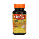 American Health, Ester-C 500 Mg with Citrus Bioflavonoids, 60 Vegetarian Capsules
