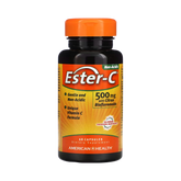 American Health, Ester-C 500 Mg with Citrus Bioflavonoids, 60 Capsules