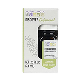 Aura Cacia, Discover Cedarwood, Pure Essential Oil, 0.25 Fl Oz