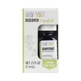 Aura Cacia, Discover Grapefruit, Essential Oil, 0.25 Fl Oz
