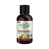 NOW Foods, Better Stevia, Zero-Calorie Liquid Sweetener, Cinnamon Vanilla, 2 Fl Oz