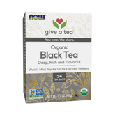 NOW Foods, Organic Black Tea, 24 Tea Bags, 1.7 Oz
