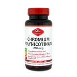 Olympian Labs, Chromium Polynicotinate with ChromeMate, 200 Mcg, 100 Capsules