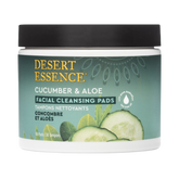 Desert Essence, Cucumber & Aloe Facial Cleansing Pads, 50 Pads