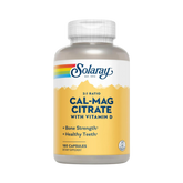 Solaray, Cal-Mag Citrate With Vitamin D-3, 2:1, 180 Capsules