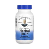 Christopher's Original Formulas, Herbal Iron Formula, 100 Capsules