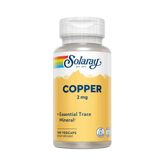 Solaray, Copper, 2 Mg, 100 Capsules