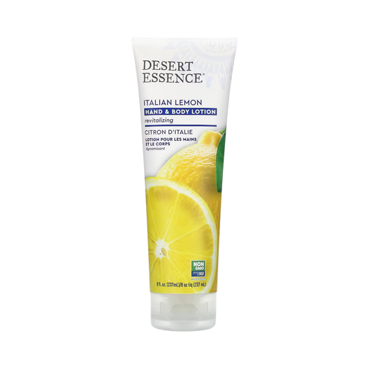 Desert Essence, Italian Lemon Hand & Body Lotion, 8 Fl Oz