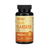 Deva, Premium Vegan Flaxseed Oil, 90 Vegan Caps
