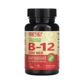 Deva, Vegan B12, Fast-Dissolve, 2,500 Mcg, 90 Tablets