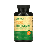 Deva, Vegan Glucosamine MSM, CMO Turmeric, 90 Tablets