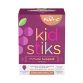 American Health, Ester-C Kidstiks Multivitamin & Mineral, Groovy Grape, 30 packets