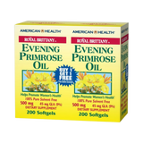 American Health, Evening Primrose Oil, 500 mg, 200x2 Softgels
