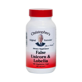 Christopher's Original Formulas, False Unicorn & Lobelia, 100 Capsules