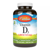 Carlson, Vitamin D3, 360 Soft Gels