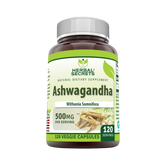 Herbal Secrets, Ashwagandha, 500 Mg, 120 Veggie Capsules