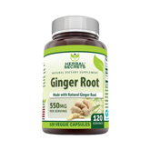 Herbal Secrets, Ginger Root Supplement, 550 Mg, 120 Capsules