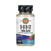 KAL, B-6 B-12 Folic Acid, Berry, 60 Micro Tablets