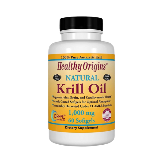 Healthy Origins, Krill Oil, K-Real, 1000 Mg, 60 Softgels