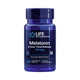 Life Extension, Melatonin 6 Hour Timed Release (750 mcg)