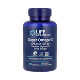 Life Extension - Super Omega-3 EPA/DHA Fish Oil, Sesame Lignans & Olive Extract 60 Softgels
