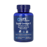 Life Extension, Super Omega-3 EPA/DHA Fish Oil, Sesame Lignans & Olive Extract, 60 Enteric Coated Softgels