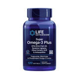 Life Extension - Super Omega-3 Plus EPA/DHA Fish Oil, Sesame Lignans, Olive Extract, Krill & Astaxanthin 120 Softgels