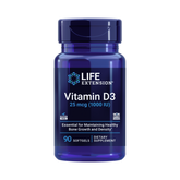 Life Extension, Vitamin D3 25 mcg (1000 IU) 90 Softgels