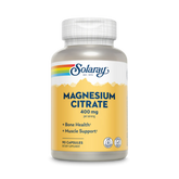Solaray, Magnesium Citrate, 400 Mg, 90 Capsules