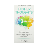 Natural Factors, 3 Brains, Higher Thoughts, 90 Softgels