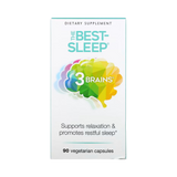 Natural Factors, 3 Brains, The Best-Sleep, 90 Vegetarian Capsules