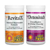 Natural Factors, 7-Day Total Nutritional Cleansing with RevitalX & Detoxitech, 1.33 lb (603.5 g)