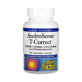 Natural Factors, AndroSense T-Correct, 60 Vegetarian Capsules