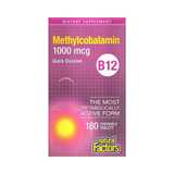Natural Factors, B12, Methylcobalamin, 1,000 mcg, 180 Chewable Tablets