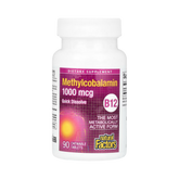 Natural Factors, B12, Methylcobalamin, 1,000 Mcg, 90 Chewable Tablets