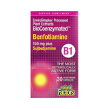 Natural Factors, Benfotiamine Plus Sulbutiamine, 30 Vegetarian Capsules