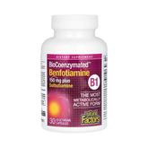 Natural Factors, Benfotiamine Plus Sulbutiamine, 30 Vegetarian Capsules