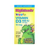 Natural Factors, Big Friends, Liquid Vitamin D3, 10 Mcg, 0.5 Fl Oz