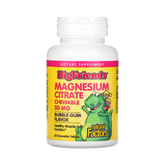 Natural Factors, Big Friends, Magnesium Citrate, Bubble Gum, 50 Mg, 60 Chewable Tablets