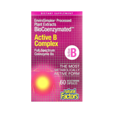 Natural Factors, BioCoenzymated, Active B Complex, 60 Vegetarian Capsules